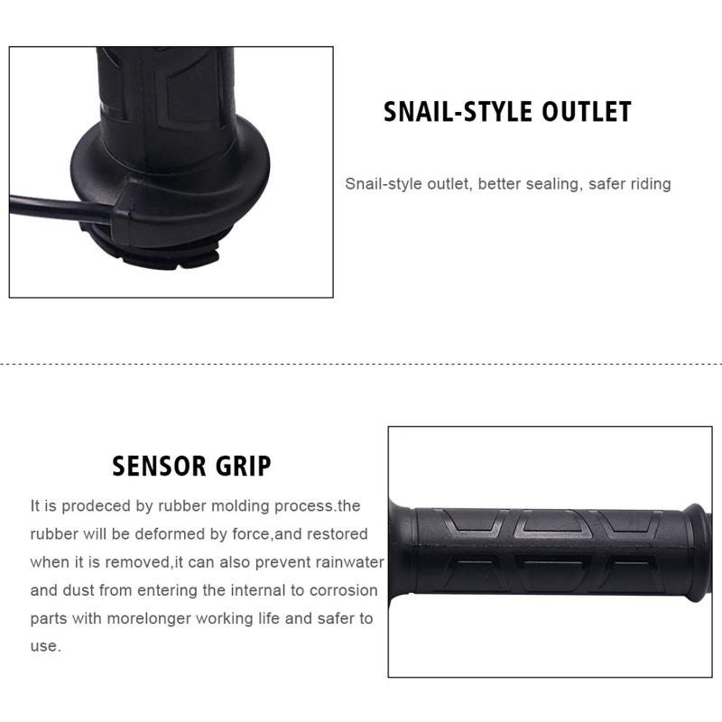 Motorcycle Hand Heated Grips Electric Molded Grips Scooter Moped Bar Hand Warmer 22mm motocross Adjustable Hot Grip Handle