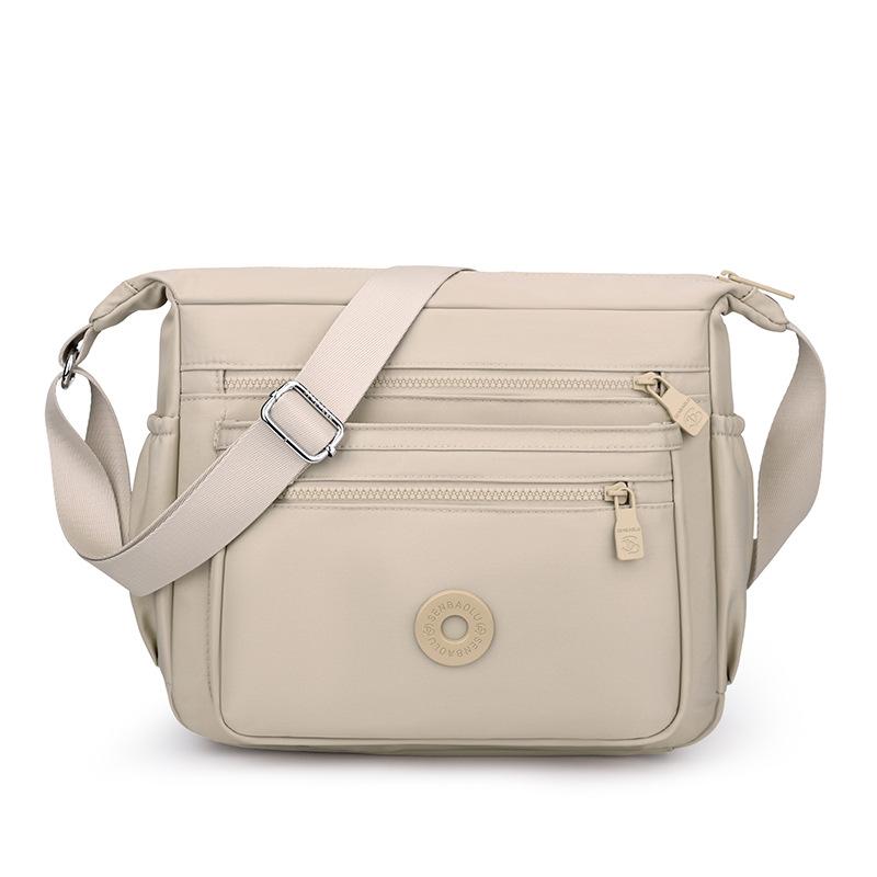 Commuter Shoulder Bag Women's Crossbody Bag Lightweight Water-Repellent Nylon Bag