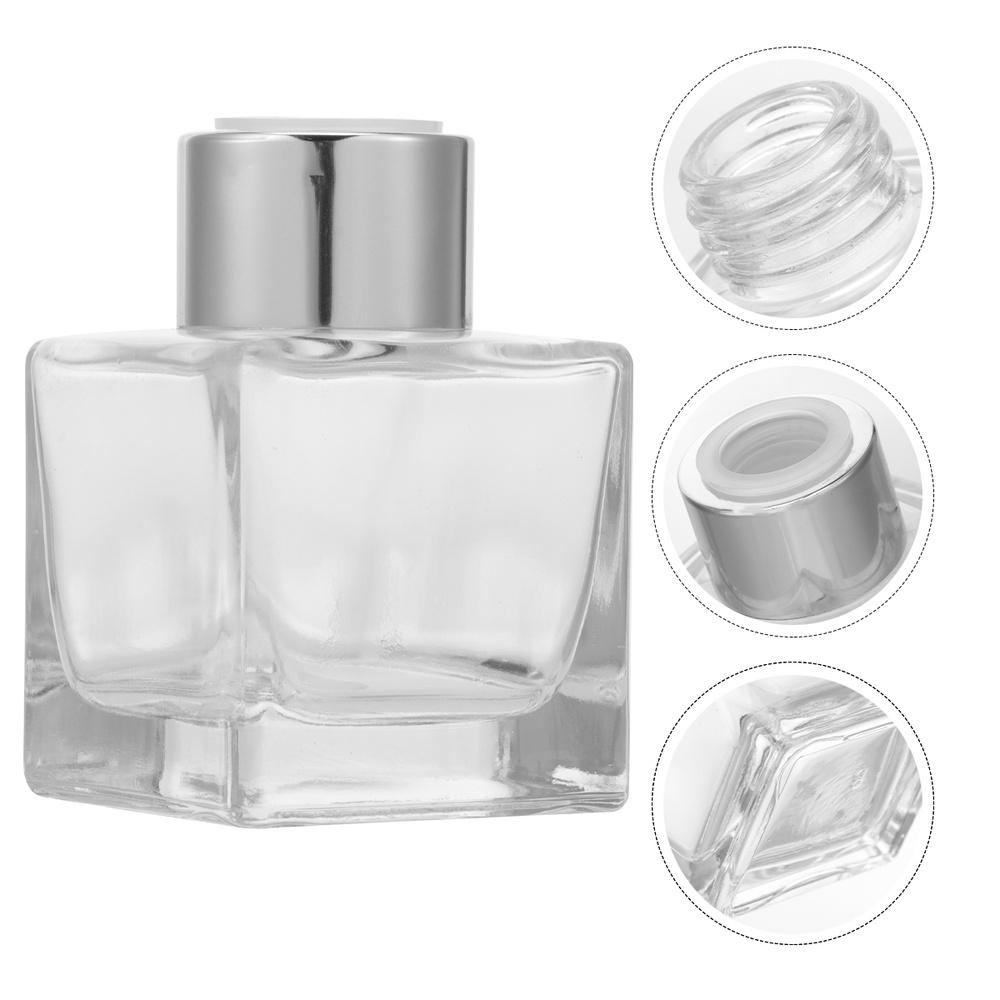 Diffuser Bottles Glass Glass Reed Fragrance Containers Reed Diffuser Bottles 4.8 * 7 Cm Fragrance Container For Home Decor Gifts