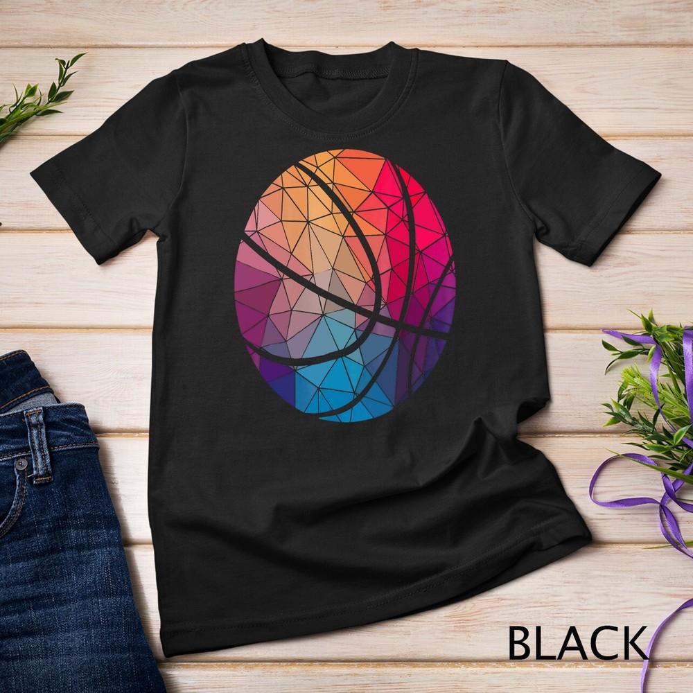 Geometric Cool Basketball Shape Gift T-Shirt Unisex T-shirt