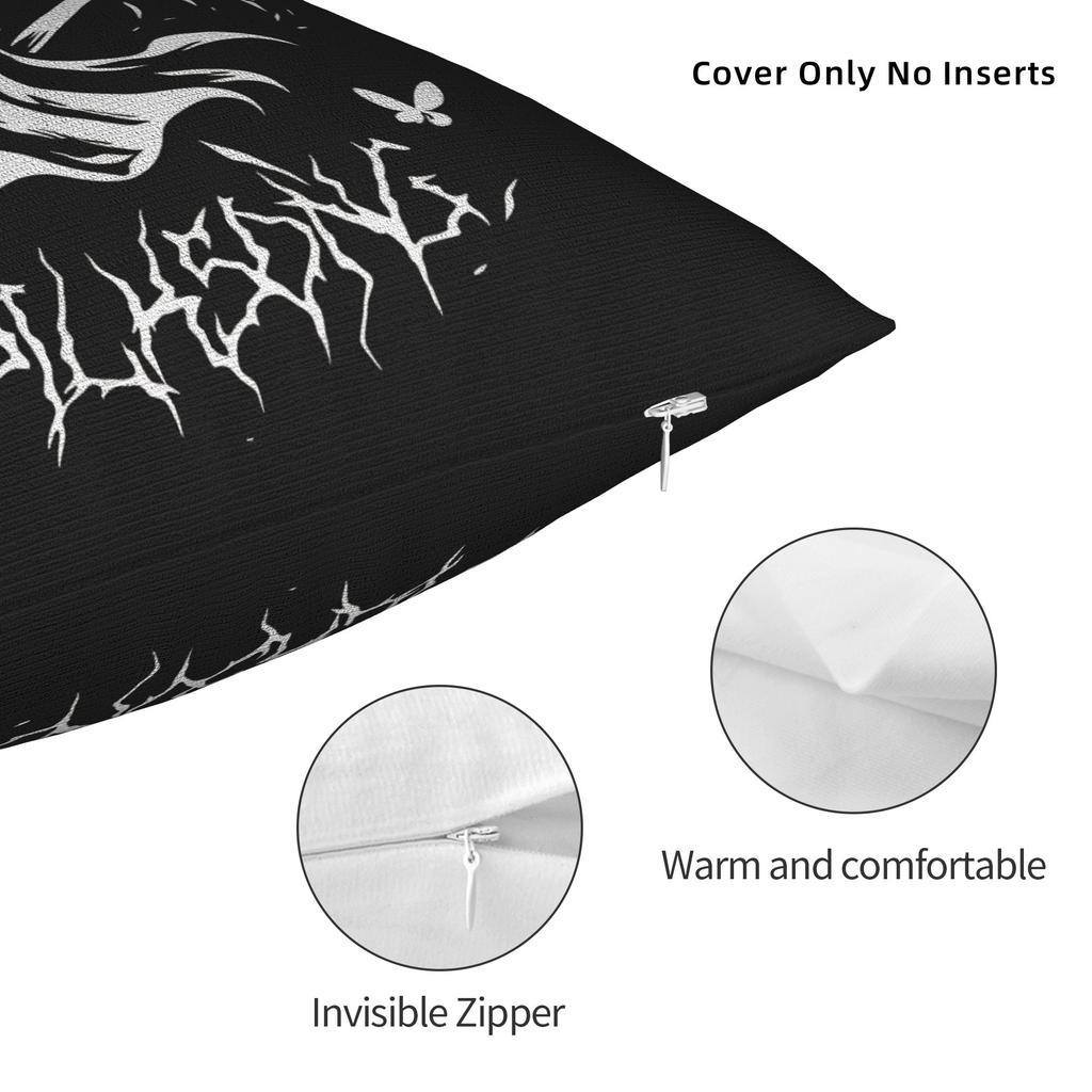 Hollow Knight Silksong Pillow Case Square Pillow Cover For Sofa Car Home Decor Morden Cushion Cover