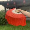 1-Foot Double-Sided Yangge Dance Fitness Fan Prop