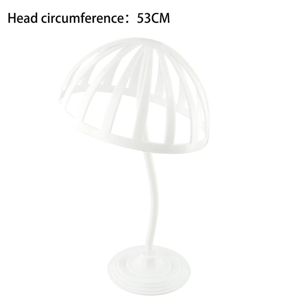 Freestanding Hat Drying Rack Multi-purpose Wigs Display Stand Portable Caps Holder  Home Use White 53cm