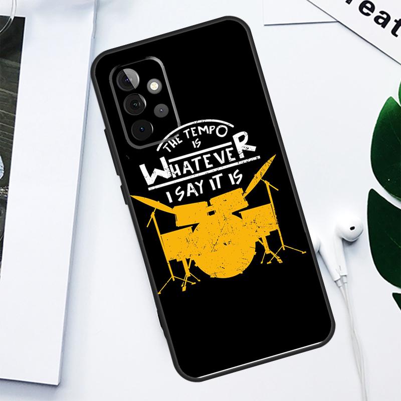 Drum Drummer Music DJ For Samsung Galaxy A13 A53 A33 A54 A34 A14 A55 A35 A15 A05 A06 A16 A22 A32 A52 Phone Case