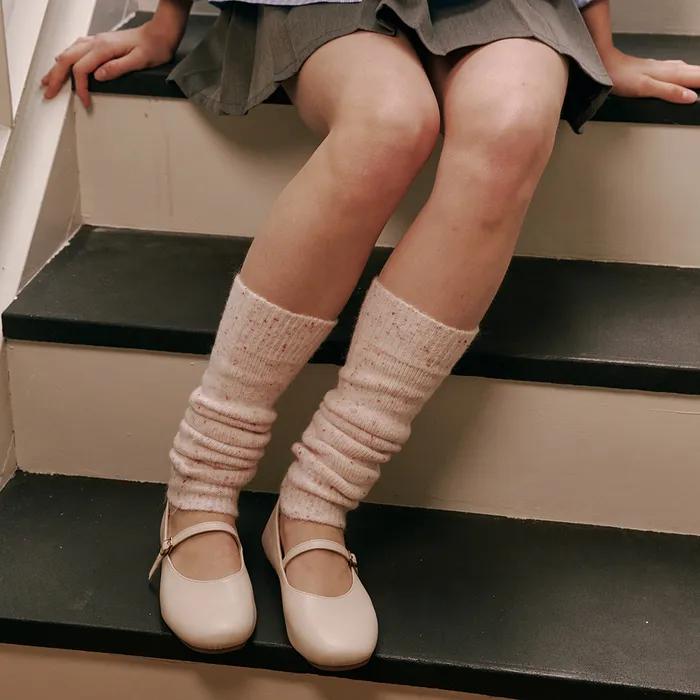 Dot Knit Leg Warmer_2 Colors