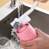 1 Piece Cleaning Brush Long Handle Milk Bottle Glass Tube Cleaning Brush Plastic Cleaning Dish Brush Household Kitchen Tool