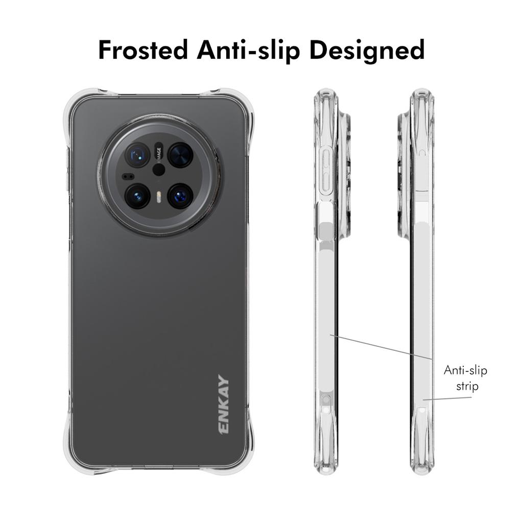 Für Huawei Mate 70 Klare Handyhülle ENKAY HAT PRINCE Stoßfest Rutschfest TPU Hülle