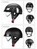 AD Carbon Fiber Retro 3C Certified Motorcycle Half Helmet for Men & Women