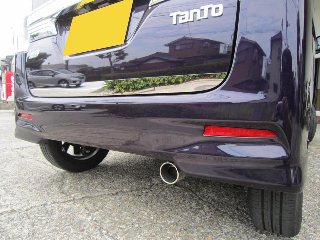 BRIGHTZ Finish Stainless Steel Plated Rear Hatch Under Type 1 Piece for Tanto Custom Tanto Part Number 17535 Ultra-Mirror Molding, D, [TRU-MOL-058]