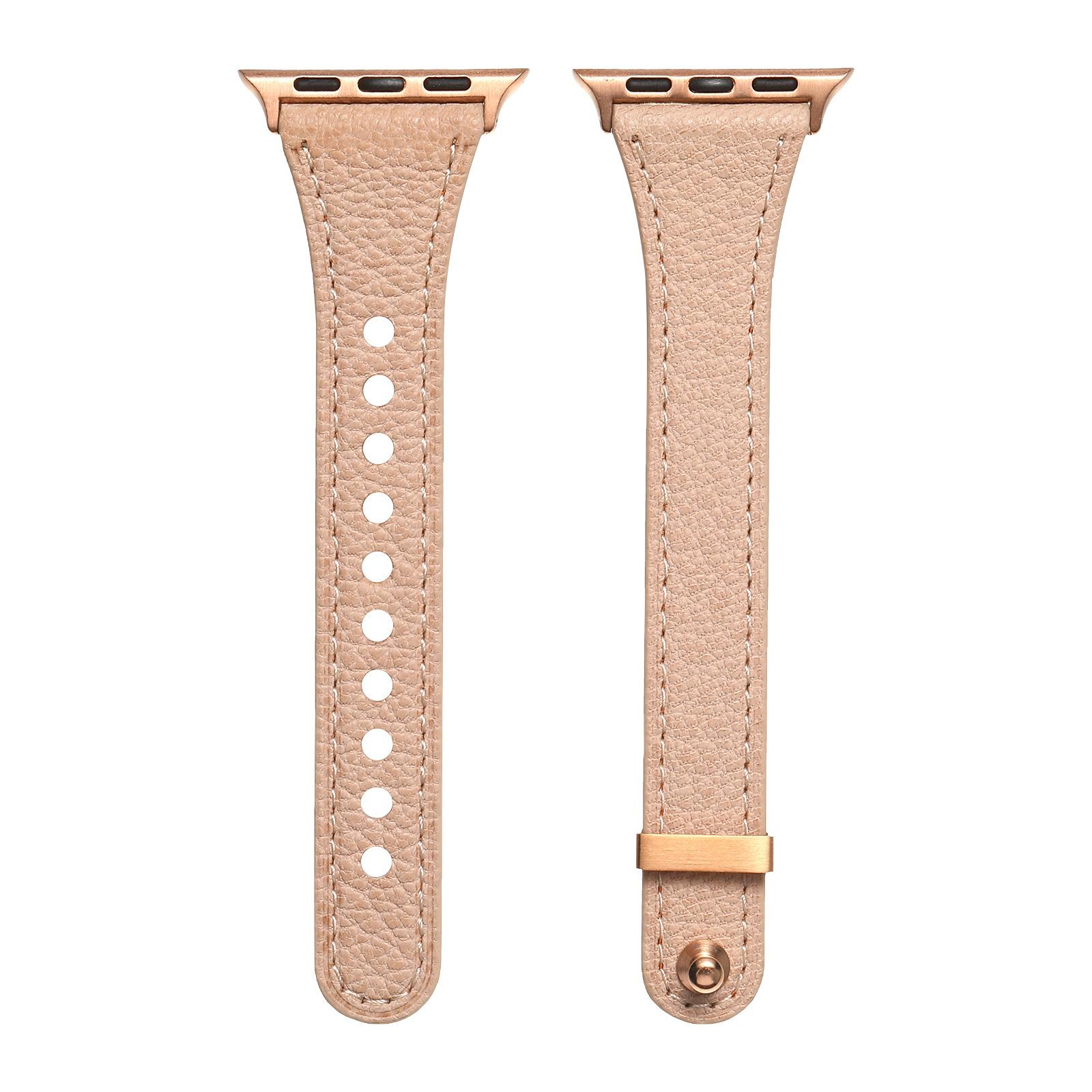 

Sheepskin Strap for Apple Watch 10 Band 46mm 42mm 41mm 45mm 40mm 44mm Slim Leather Women Bracelet iWatch Series 8 7 se 6 5 Belt 44-45-46-49mm 42mm абрикосовый