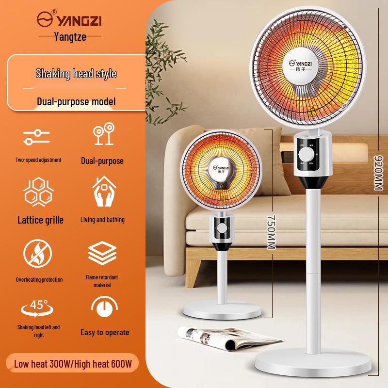 Portable PTC Fast Heating Desktop Air Blower - Energy-Saving Mini Electric Heater