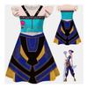 Kpop Demon Hunters Rumi Mira Zoey Childrens Costume Dress With Print Fabric And Flared Sleeves For Spring And Fall Wear