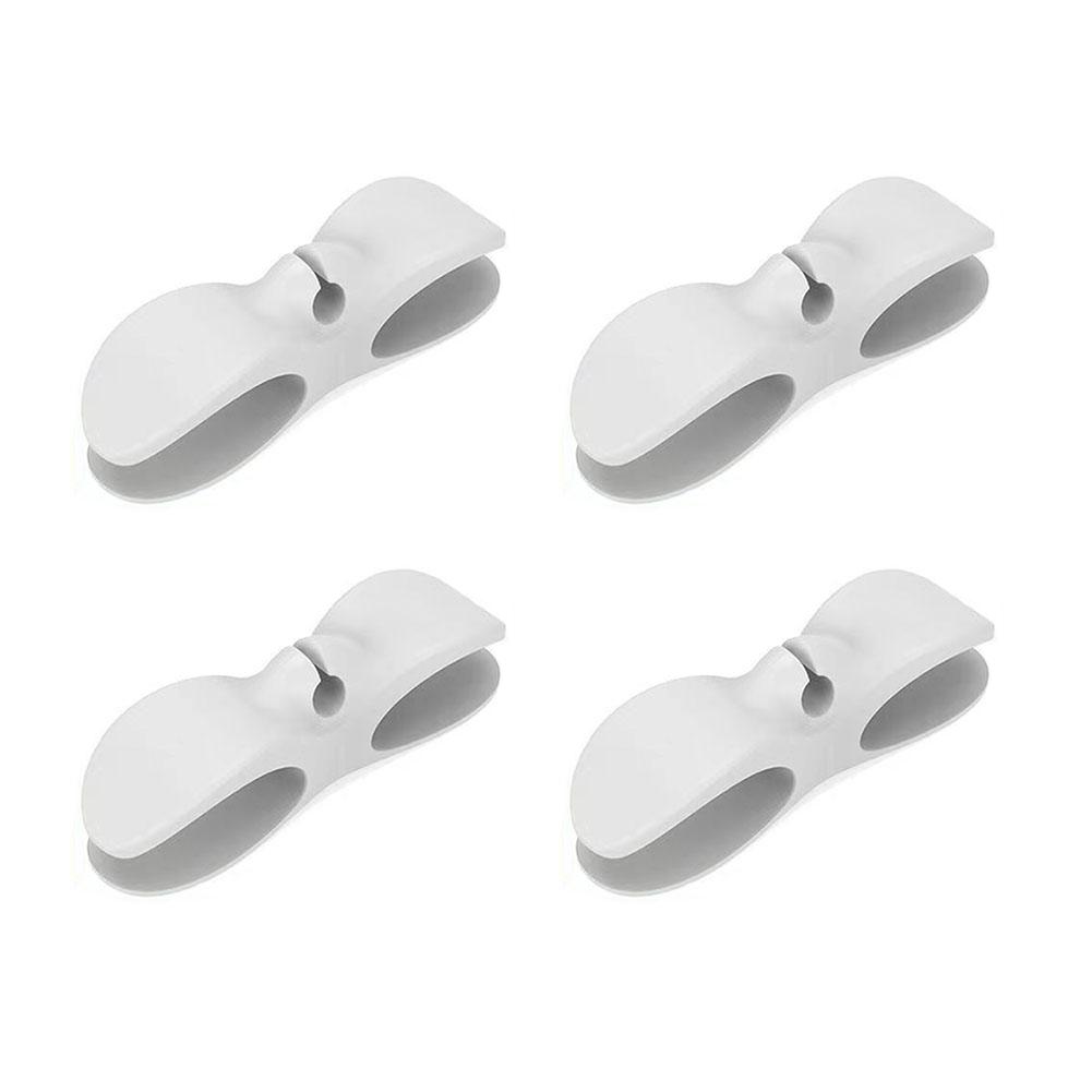 4/9pcs Cable Clips Self-adhesive Rubber Cord Management Clip Practical Electrical Appliances Wire Clamps for Living Room
