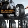 120PCS Tire Repair Rubber Nail Reliable Tire Plug Kit with 2 Screwdriver Screw Type Tyre Repair Nail Kit for Car Motorcycle