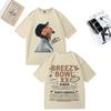 Chris Brown Tour Breezy Bowl XX Graphics TShirt Hip Hop Short Sleeve Tshirts Vintage Unisex WOMEN Plus Size Tops Cotton T Shirt
