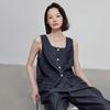 Chuyu Women's Vintage Denim Vest