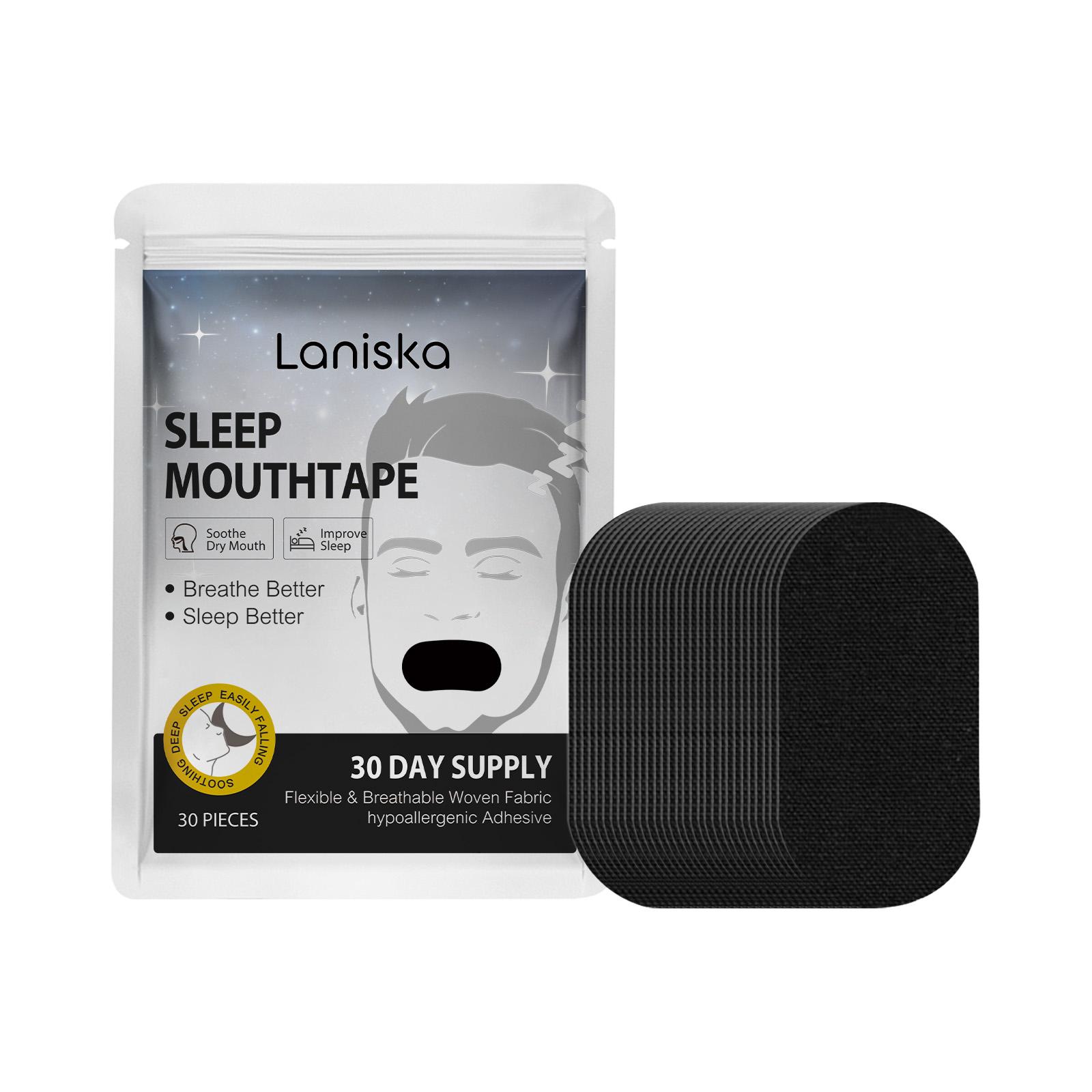 

30pcs Laniska Anti-Snoring Sleep Strips, Gentle Care for Nighttime Rest, Peaceful & Comfortable Sleep Patches