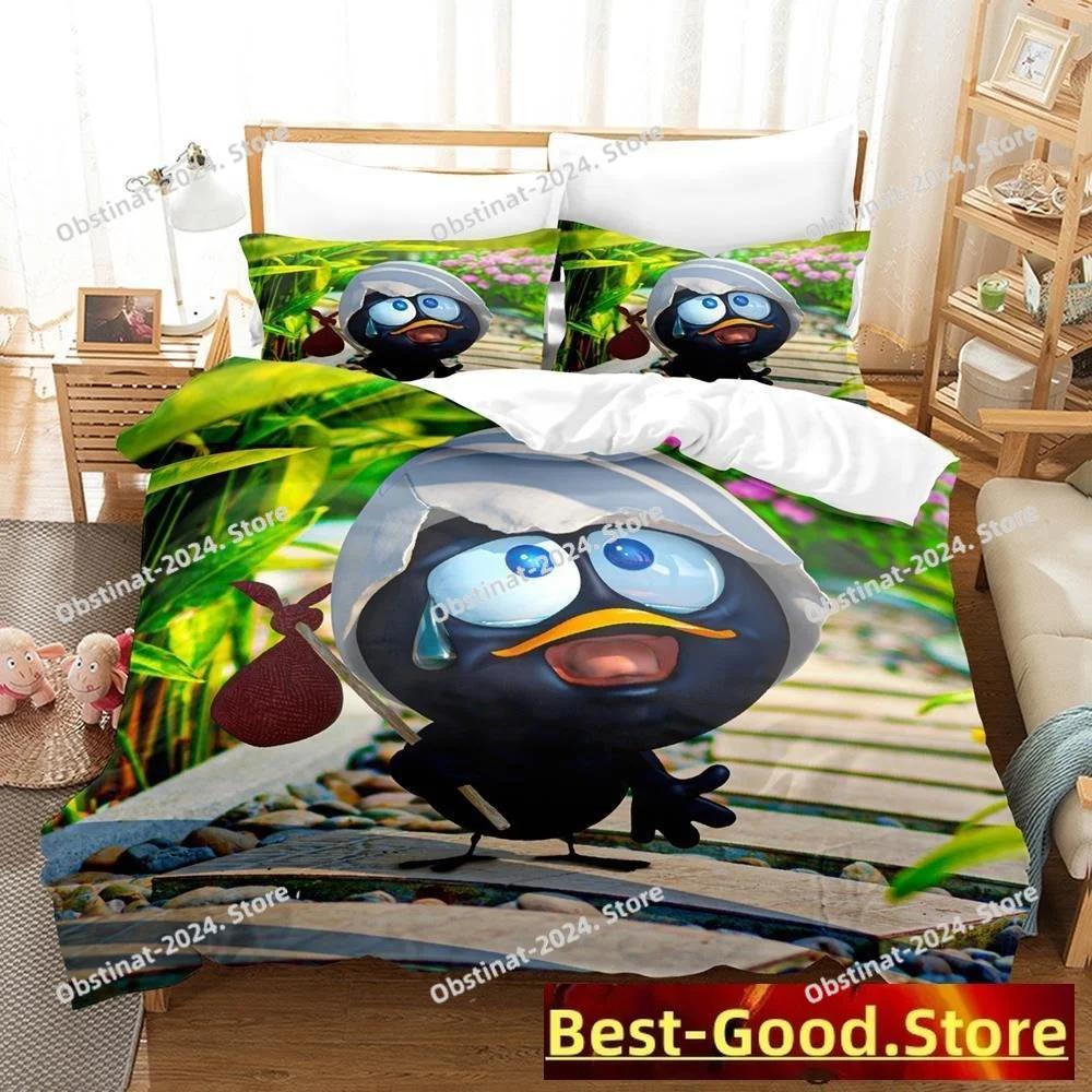 New Calimero Printed Bedding Set Single Twin Full Queen King Size Bed Set Aldult Kid Bedroom Duvetcover Sets 3d Anime Kawaii Bed
