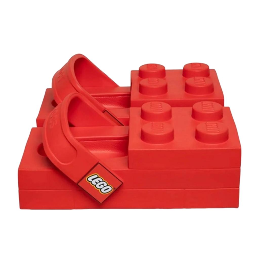 Crocs Brick Clog LEGO Red