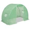 VidaXL Greenhouse 300x150x200 Cm Green Galvanized Steel Garden Greenhouse Vegetable Shelters 45533