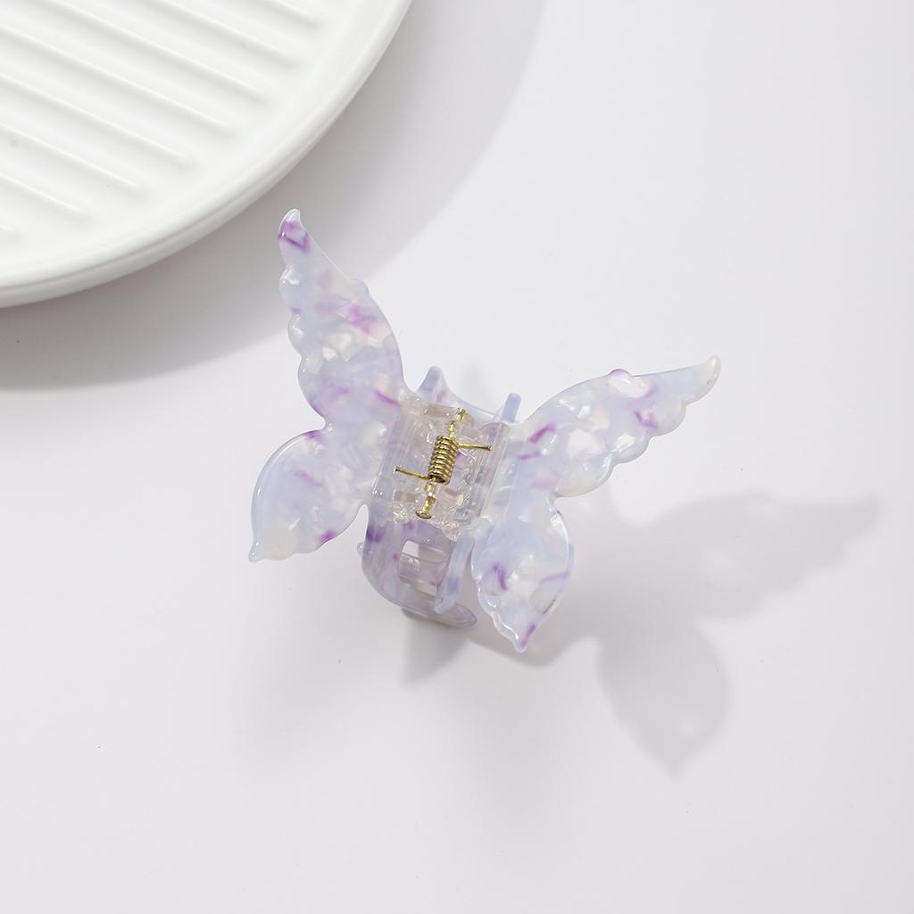 New Fairy Acetate Fiber Butterfly Hair Claw Colorful French Hair Styling Tools Accessories Retro Hair Clamps Sweet Hair Clip