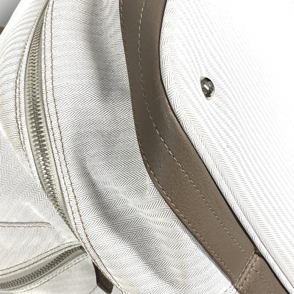 HERMES Sac de Golf 40 Bags Golf Bags Hand Bag Beige/White