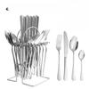1010 Stainless Steel Cutlery Hanger Knife Fork Spoon 24 Sets of Western Steak Knife Fork Spoon