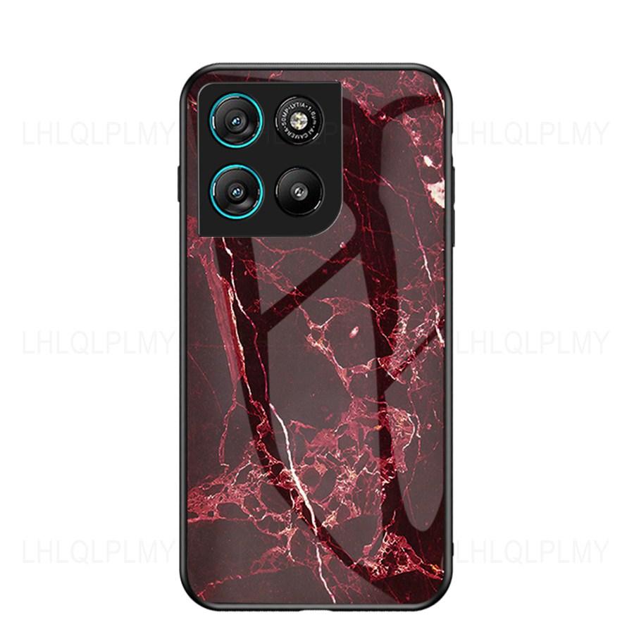 Marbling Tempered Glass Phone Case For OPPO A6 A6X Reno 15F 15 Pro 5G Realme 16 15T C85 Vivo Y21D Y31 Motorola Moto G17 G57 Oneplus 15R Cover