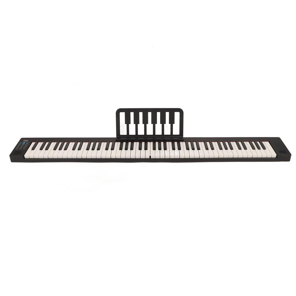 Folding Piano 88 Keys Full Size Keyboard Built In Speaker Portable Bluetooth Electric Piano with