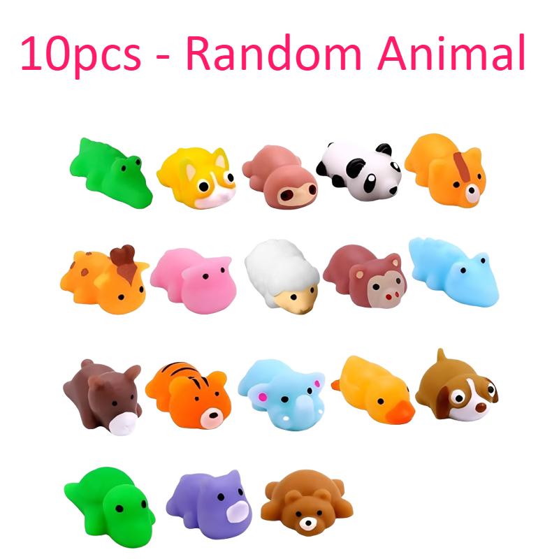 Mochi Mochi 1/6/10PCS Squishy Toy Cute Animal Antistress Ball Squeeze Rising Toy Abreact Soft Sticky Stress Relief Toy Fun Gift Presents