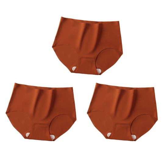 

3/6 шт. Жіночі безшовні трусики з повною посадкою, білизна з крижаного шовку, із середньою посадкою, непомітні під одягом, м які дихаючі трусики M