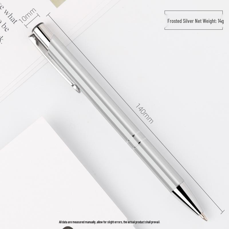 Customized Metal Click Ballpoint Pen with Logo - Oil-Based Ink, Press-Action Design for Promotional Use