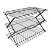 Baking Cooling Rack Foldable Rectangular Iron Cooking Baking Cooling Wire Rack for Cakes Cookies Biscuits
