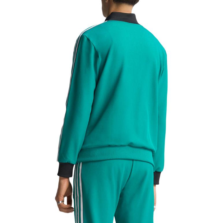 Adidas Originals X Liverpool FC Collaboration Track FW25 Terrace Icons Logo Stand Collar Slim Fit Sports Jacket Men Jacket JW5464