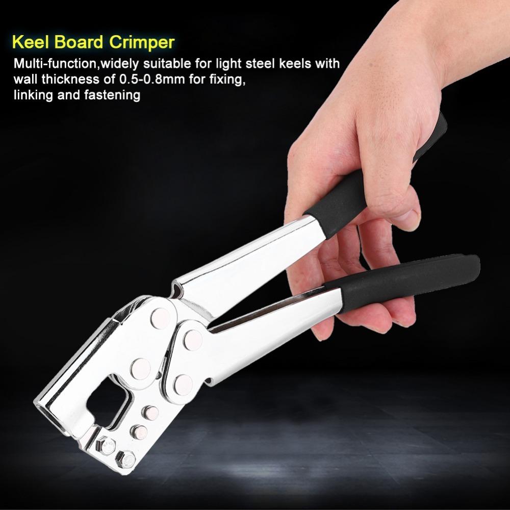 Carbon steel Stud Crimping Forceps Good Toughness High Hardness Steel Stud Crimper Black Metal Stud Crimper Drywall Work