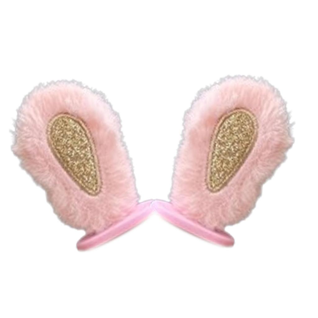 Plush Ears Attractive Versatile Easily Install Creative Design 2x Helmet Soft Ear Electric Scooter Rearview Mirror Decoration