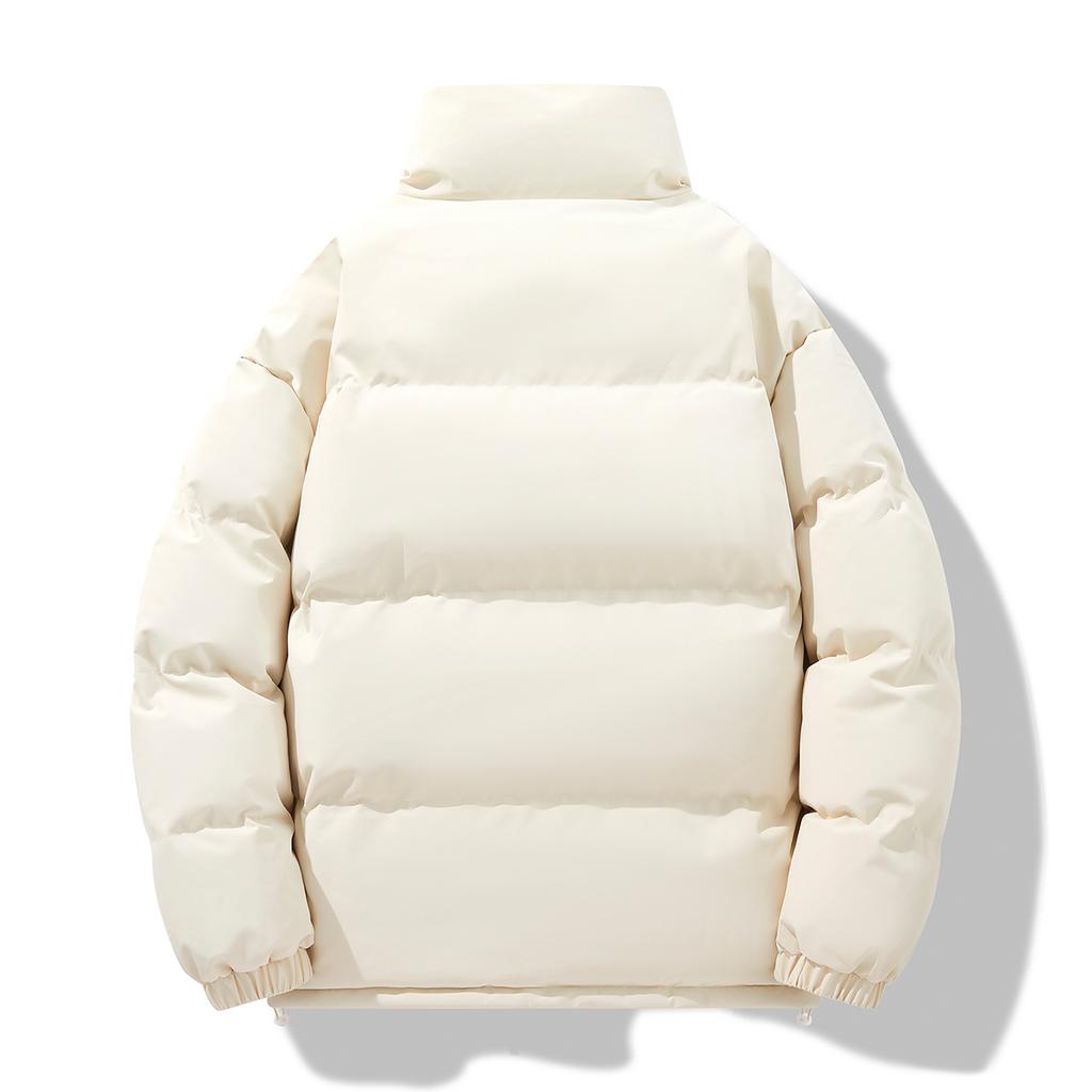 Warrior Puffer Jackets Unisex Stand Collar Thickened SHM075K281
