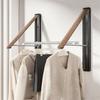 Aluminum Material Foldable Clothes Drying Rack Multi-Functional No Drill Installation Invisible Laundry Hanger Foldable