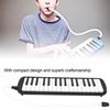 Melody Lightweight and Comfortable for Beginners and Kindergarteners 32-Key Harmonica, (Black)