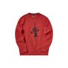 Sweatshirts Men's Red Crew Neck Moderate Regular 152011718-2