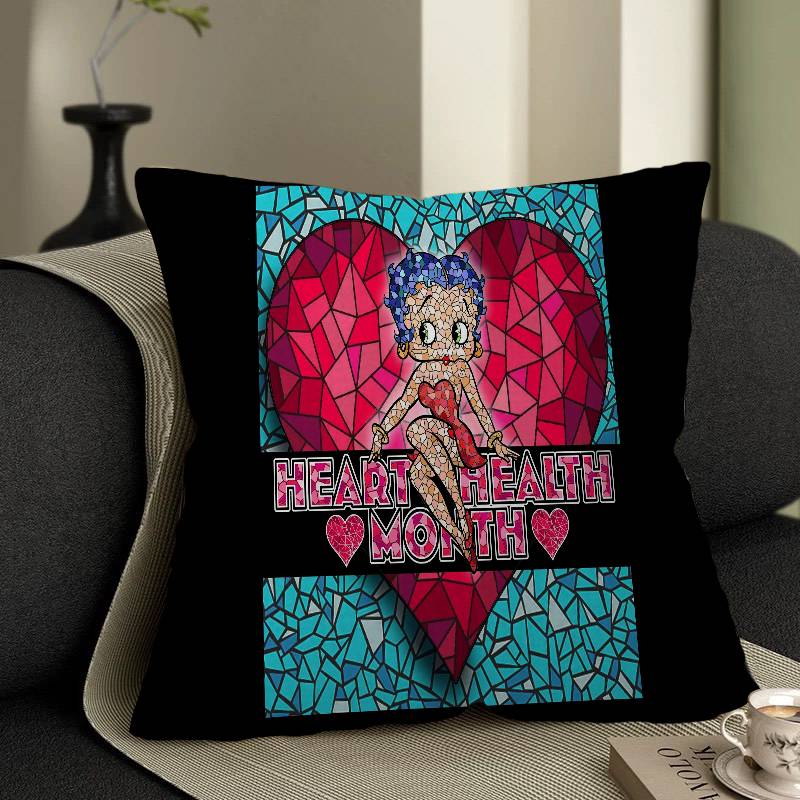 B-Betty Doll B-Boop Girl Pillowcases Home Bedding Decorative Pillow Cover Wedding Super Soft Pillow Case