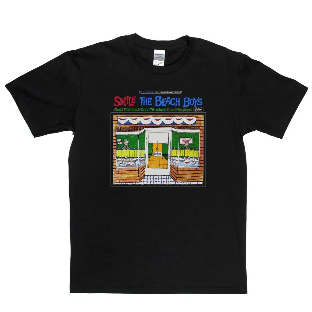 The Beach Boys Band Smile Heavy Cotton Black All Size Unisex Shirt TR313 S
