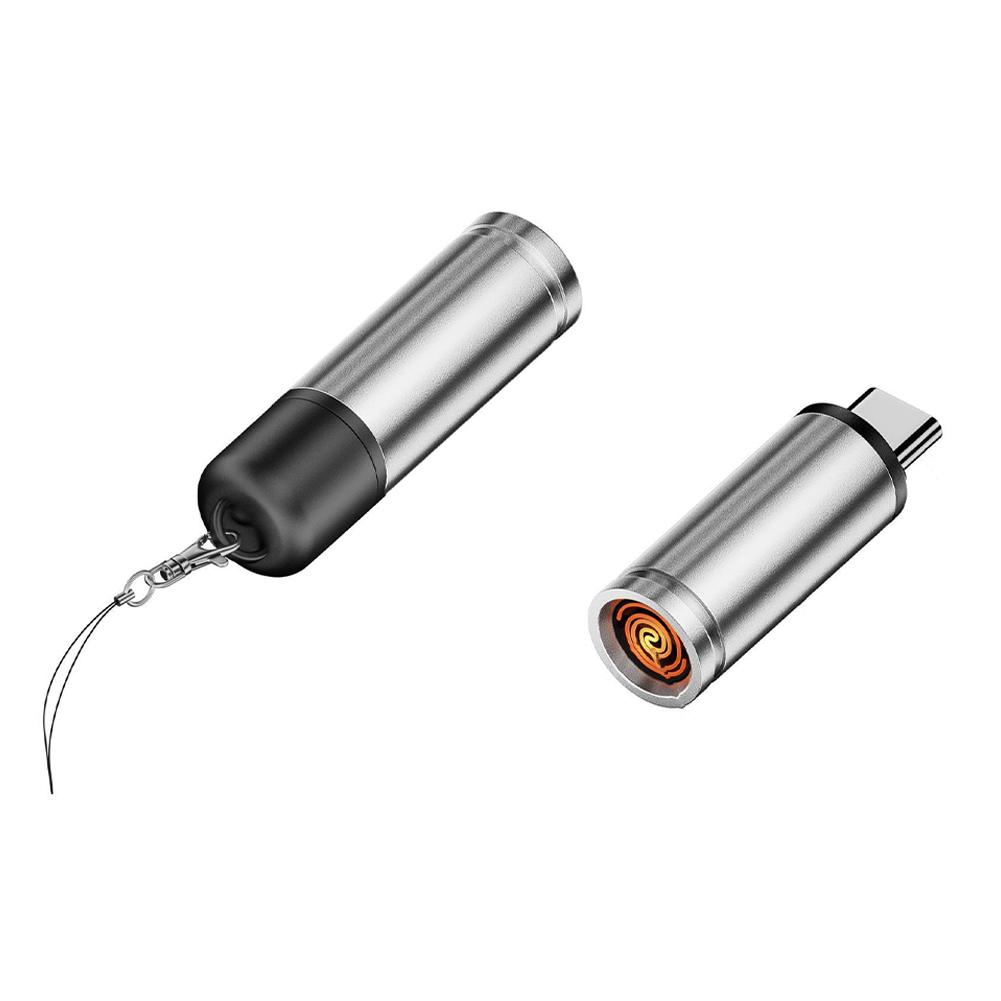 2pcs Compactly Type C Lighter Electric For Easy Carrying Storage TypeC Mini Cigarette Lighter For Air Travel Outdoor No Flame