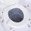 Adjustable Armrest Commode Chair for Elderly, Pregnant Women & Mobile Toilet Use