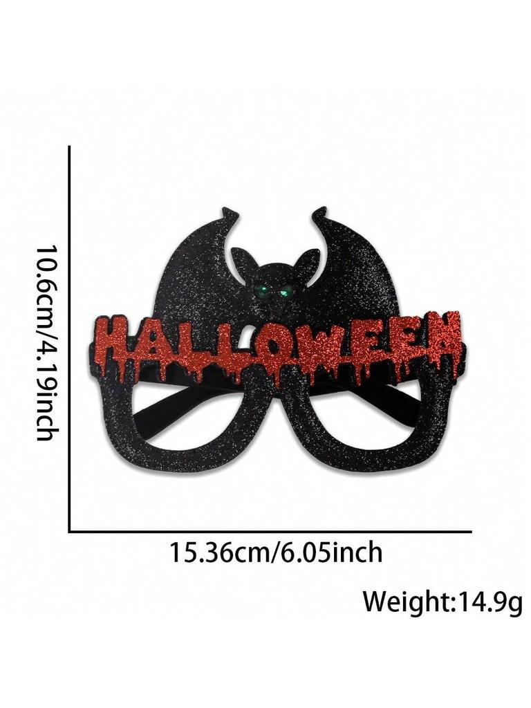 Halloween Kürbis Brille für Kinder Gruselige Fledermaus Totenkopf Party Kostüm Foto Requisite Spukhafte Halloween Dekorationen für festliche Feier