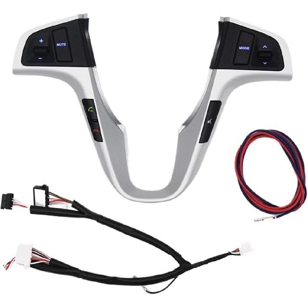 

Steering Wheel Remote Control Switch Compatible With Hyundai ACCENT Solaris 2011-2015(SKY BLUE) небесно-голубой