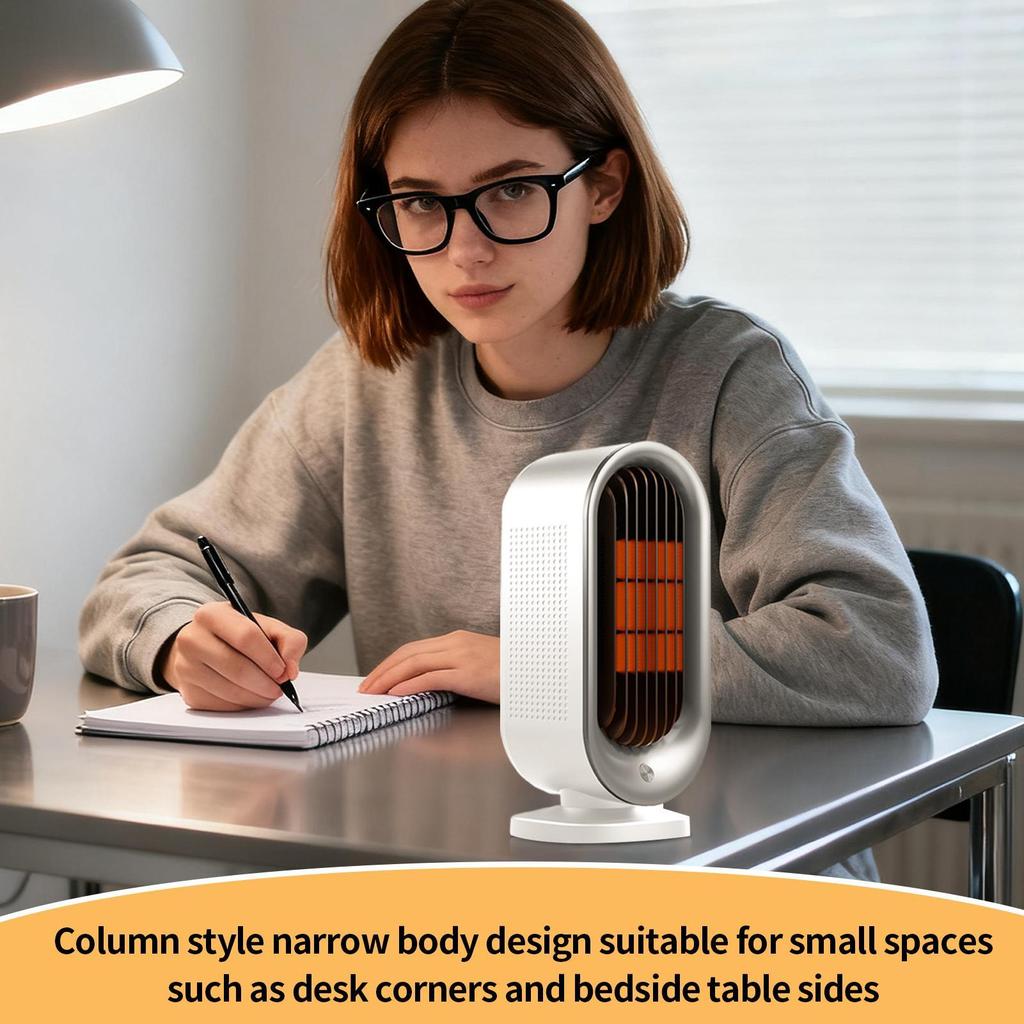 Portable Heater Overheat Protection Safe Quiet Warmer Quiet Space Heater For Indoor Room Bedroom Bathroom Garage Offices Desk
