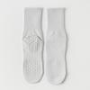 Pure Cotton Medium Length Socks Mid-tube Pilates Socks Gymnastic Training Socks Yoga Socks  Lady