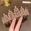 1 large crown fashionable temperament crown headband sweet wind hair accessory suitable for performances and birthdays