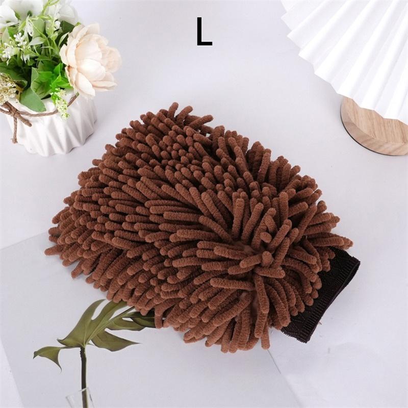 Car Wash Gloves Chenille Glove Plush Rags Thickened Double-sided Car Supplies Cleaning Tools Auto Acessories Car Detailing